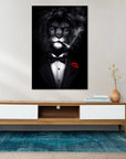 Plakat - Mr. Lion Gentleman kunst - admen.dk