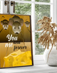 Plakat - Mus - You and me forever citat - admen.dk