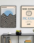 Plakat - Picasso - Musee Dantibes blue kunst - admen.dk