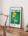 Plakat - Neymar Jr. i grafisk look - admen.dk