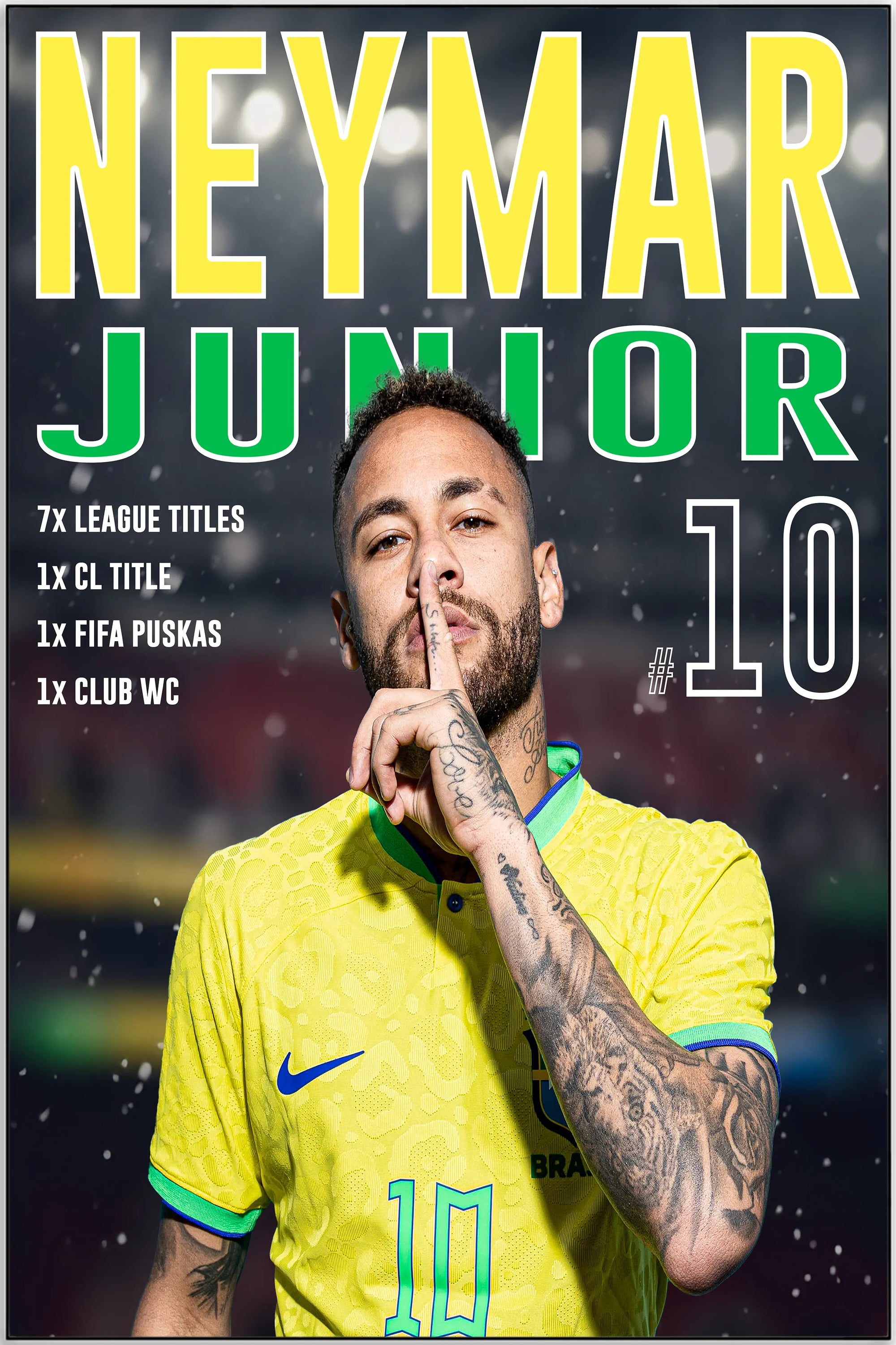 Plakat - Neymar Jr. style - admen.dk