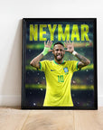 Plakat - Neymar i godt humør - admen.dk