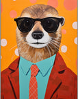 Poster - Otter with sunglasses look