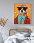 Poster - Otter with sunglasses look