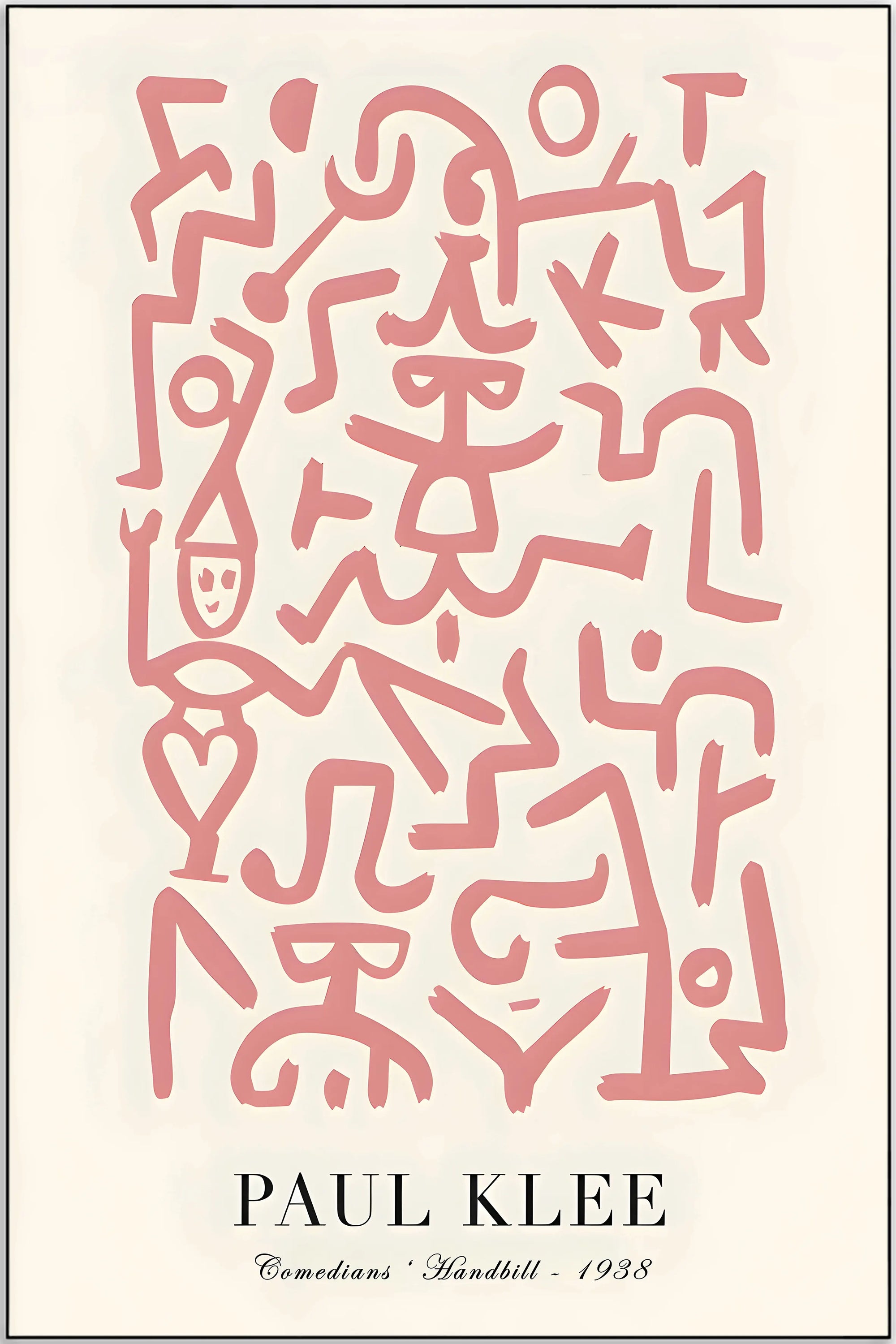 Plakat - Paul Klee - Handbill kunst - admen.dk