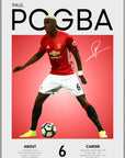 Plakat - Paul Pogba grafisk look - admen.dk