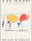 Plakat - Picasso - Le Taureau kunst - admen.dk