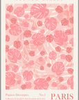 Plakat - Paris pink - Flower market - admen.dk