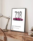 Poster - Porsche 718 Boxster style edition art