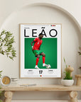 Plakat - Rafael Leao grafisk look