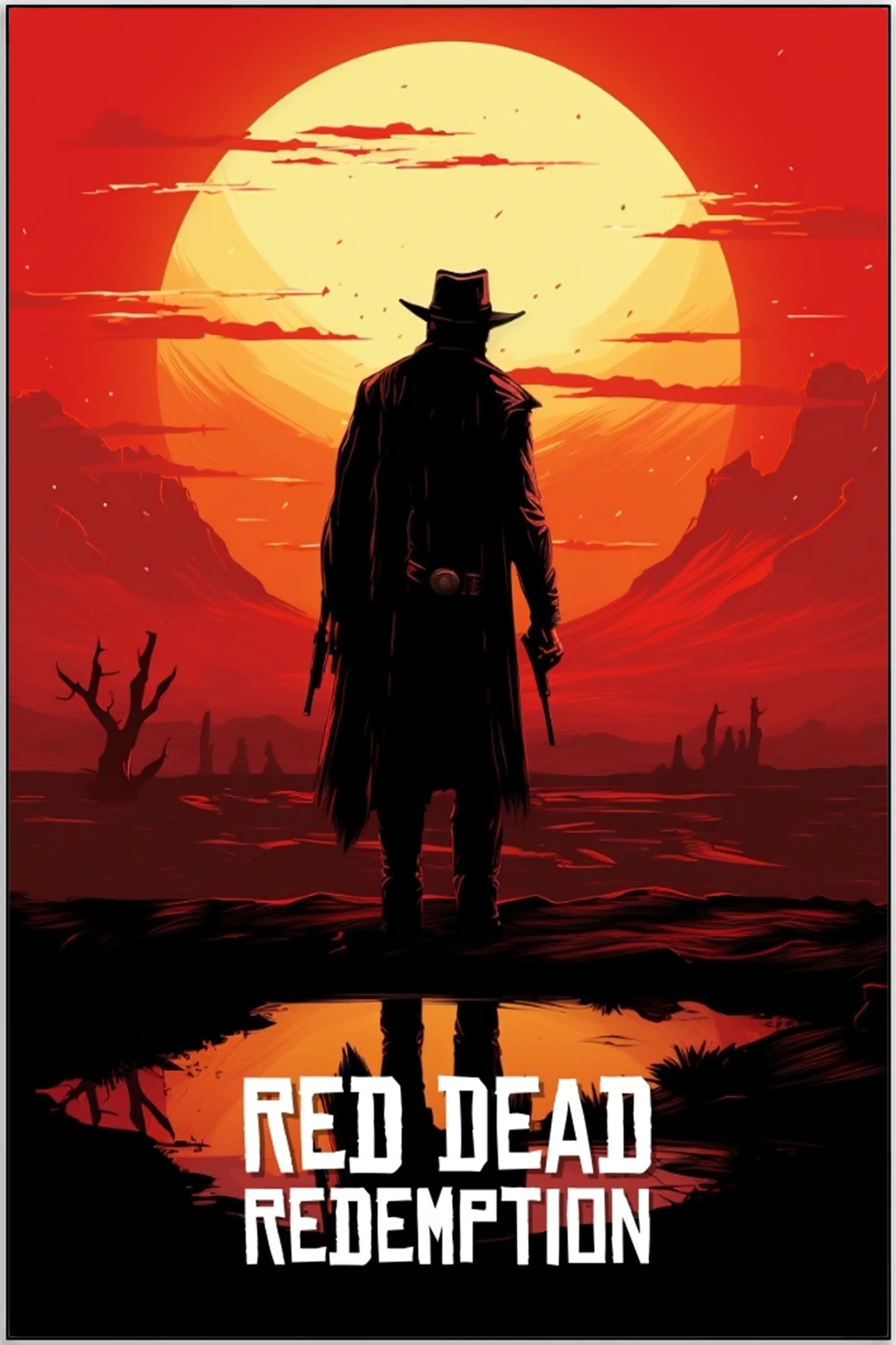 Plakat - Red dead redemtion verden - admen.dk