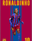 Plakat - Ronaldinho - admen.dk