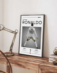 Plakat - Ronaldo Real Madrid look - Admen.dk