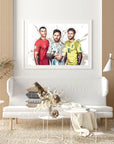 Poster - Ronaldo, Messi and Neymar art