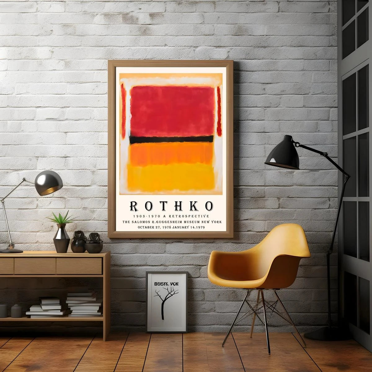 Plakat - Rothko Broadway lights kunst - admen.dk