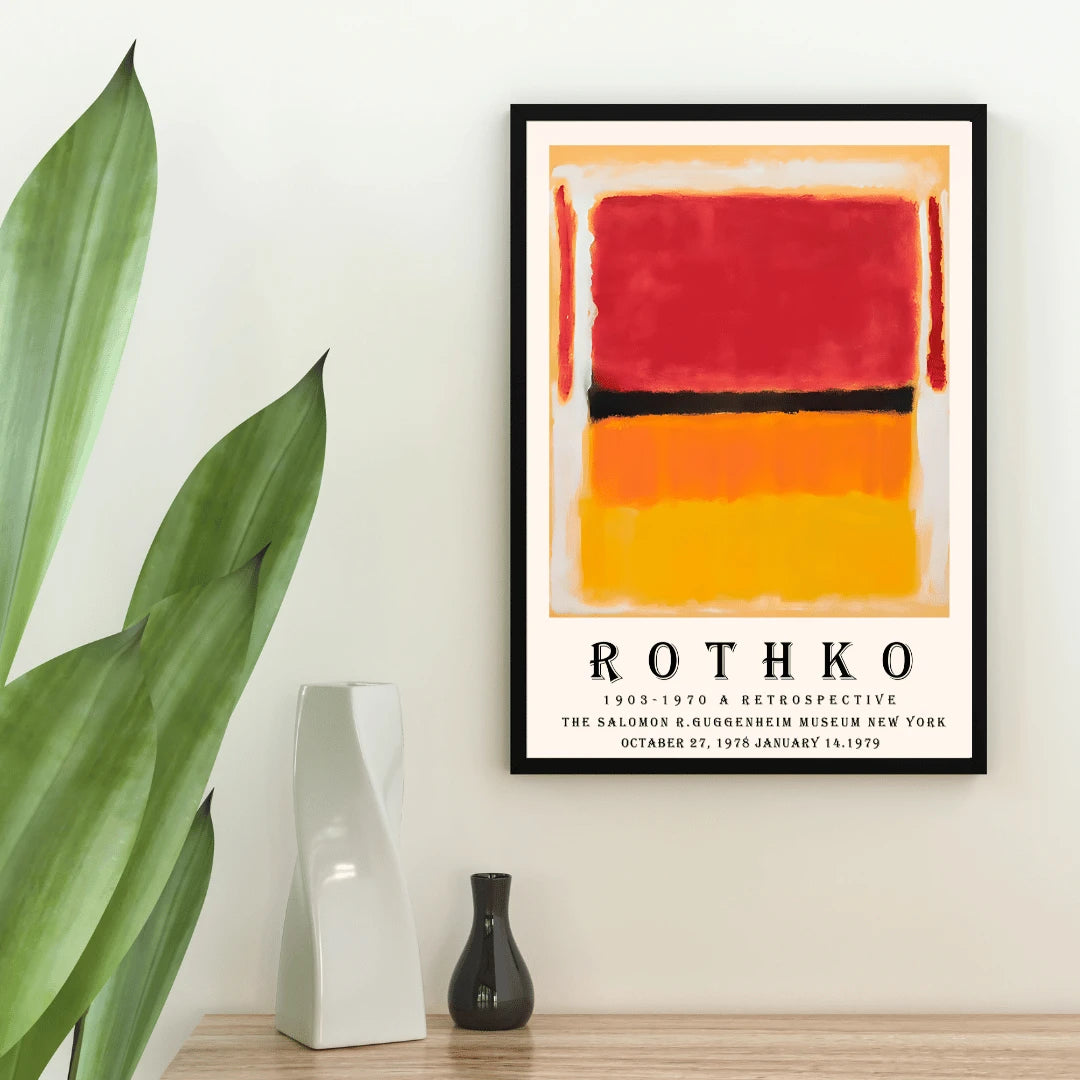 Plakat - Rothko Broadway lights kunst - Admen.dk