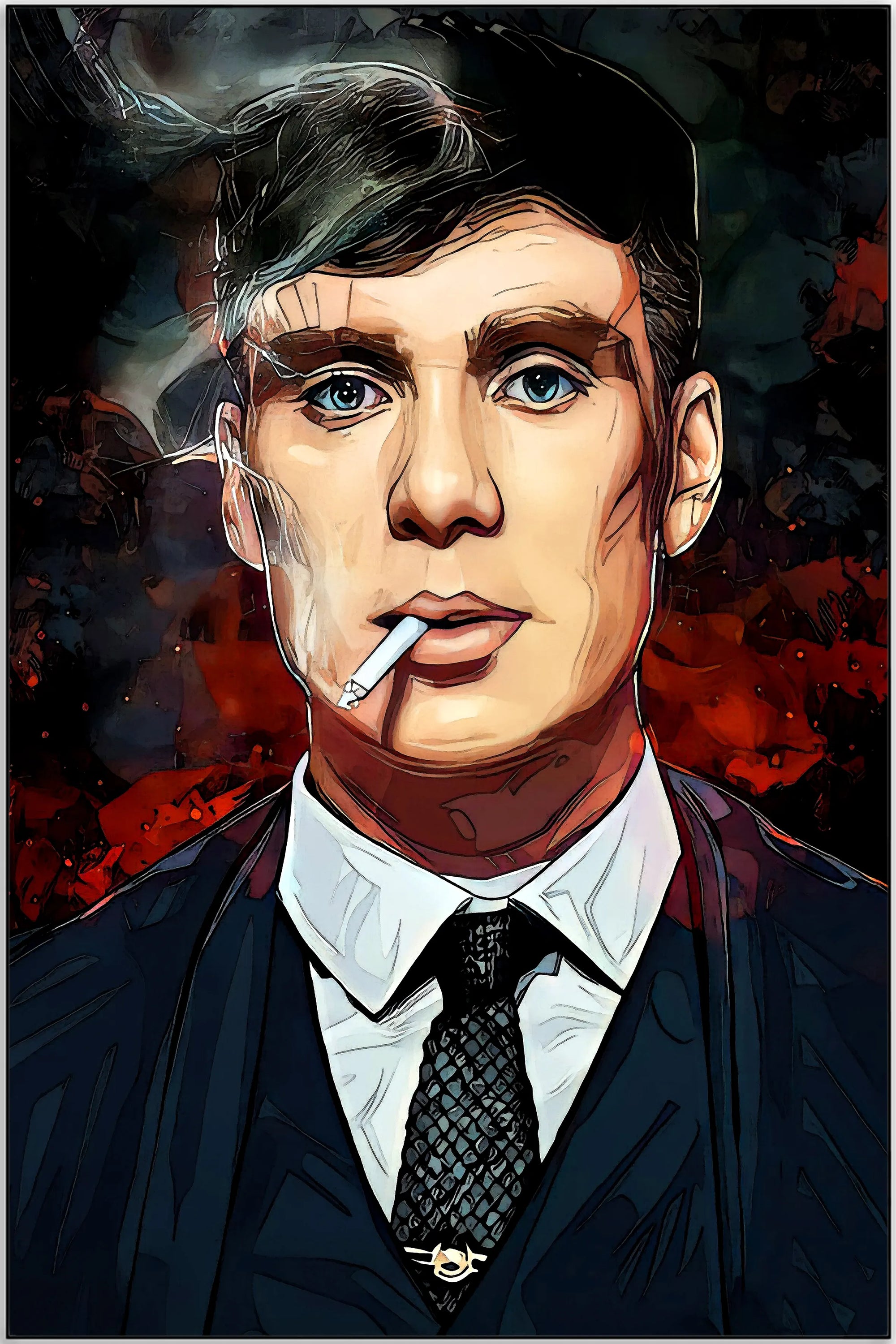 Plakat - Thomas Shelby kunst - admen.dk