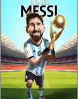 Plakat - Troldmanden Lionel Messi - admen.dk