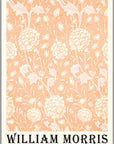 Plakat - William Morris - Vild peach tulip kunst - admen.dk