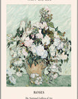 Plakat - Van Gogh - Roses 1890 kunst - admen.dk