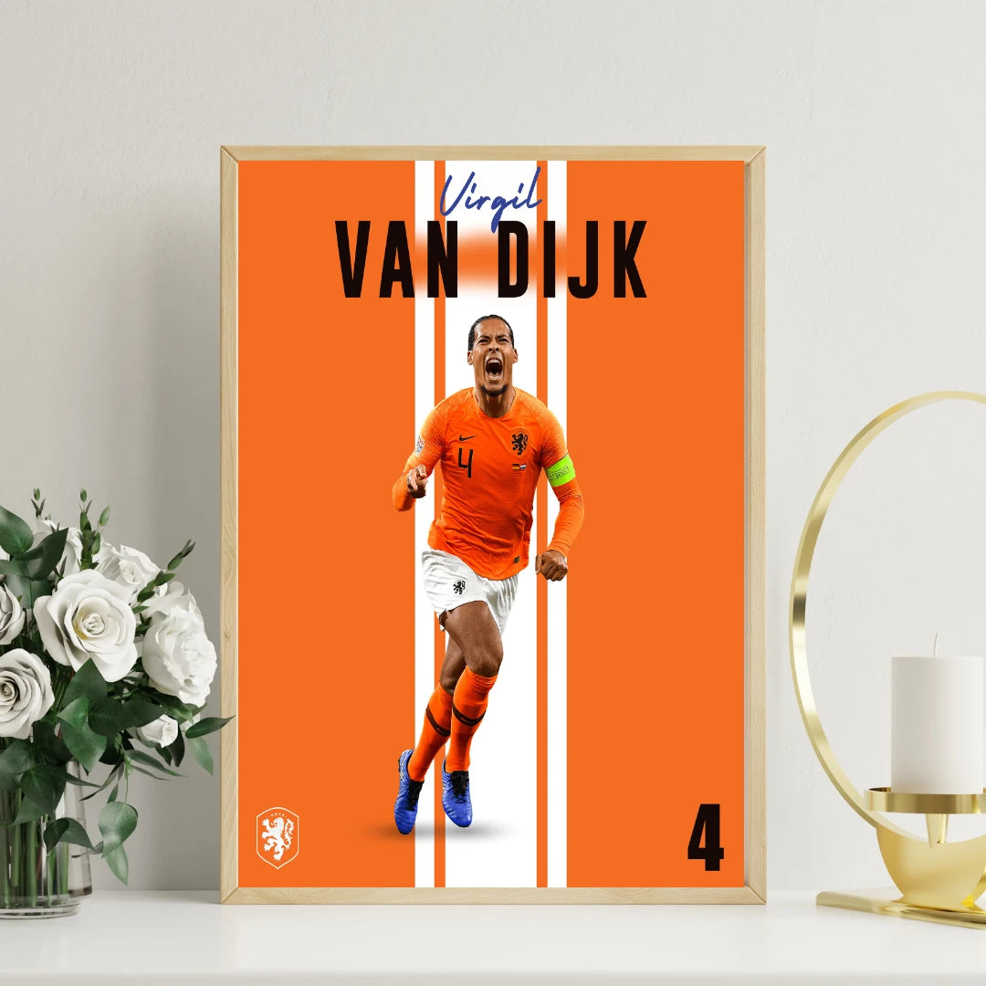 Poster - Virgil Van Dijk style