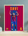 Plakat - Xavi i jubel - Admen.dk