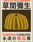 Plakat - Yayoi Kusama - Pumpkin forever kunst - admen.dk