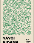 Plakat - Yayoi Kusama - Tokyo 1998 green - admen.dk