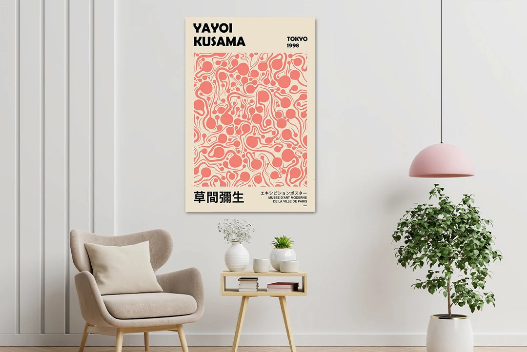 Plakat - Yayoi Kusama - Tokyo 1998 kunst - admen.dk