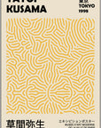 Plakat - Yayoi Kusama - Tokyo 1998 yellow - admen.dk