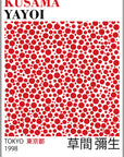 Plakat - Yayoi Kusama - Tokyo røde prikker - admen.dk