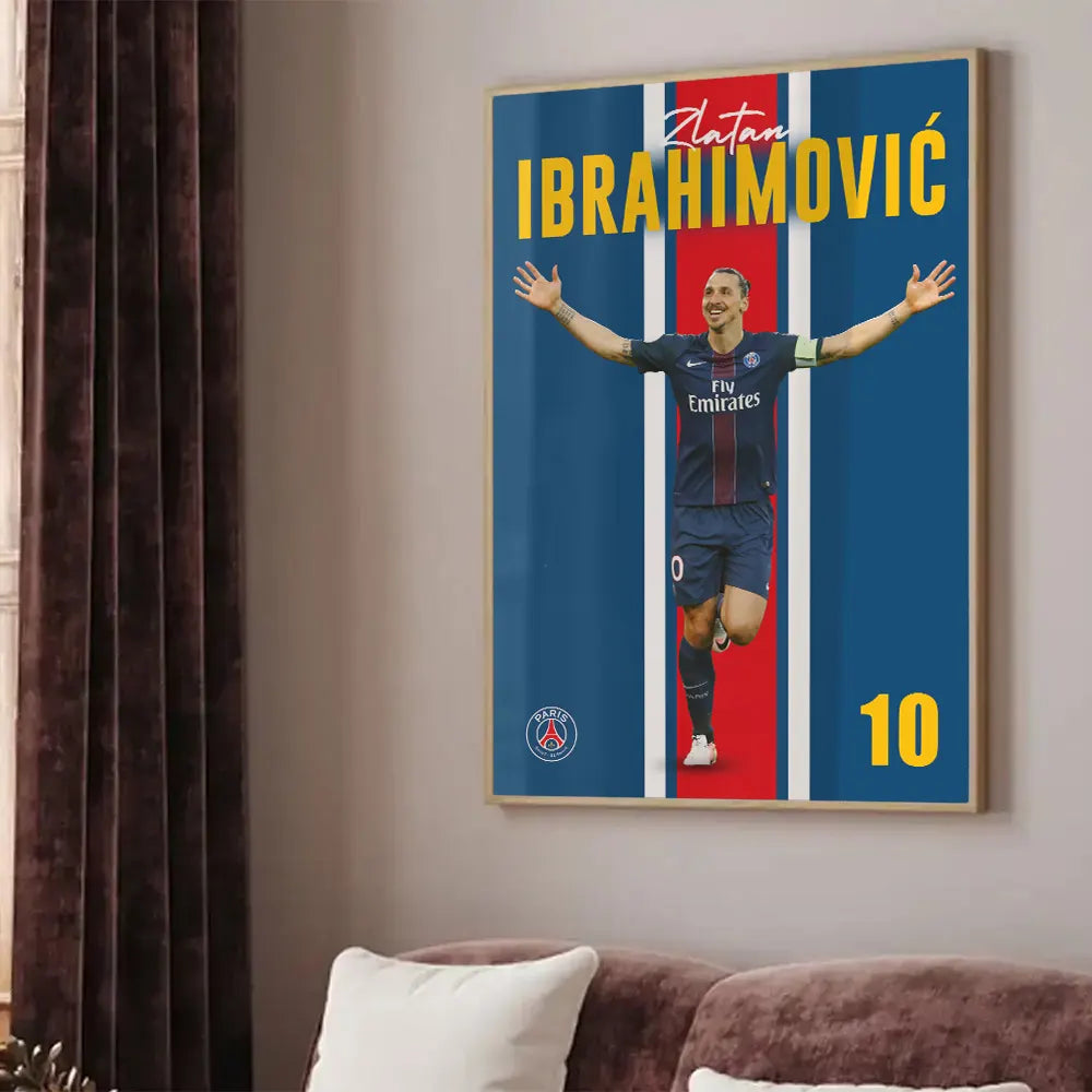 Plakat - Zlatan Ibrahimović - admen.dk