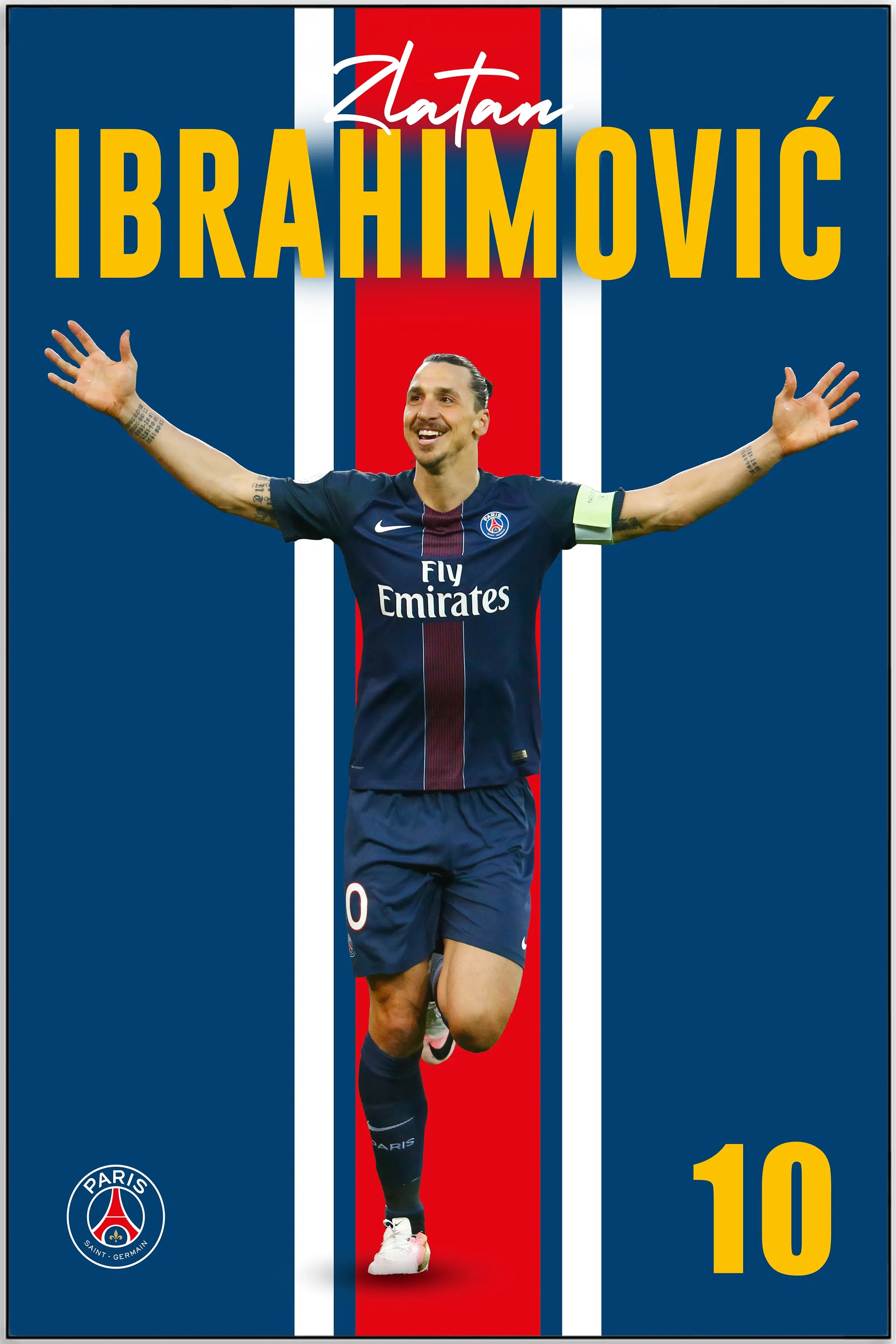 Plakat - Zlatan Ibrahimović - admen.dk