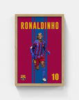 Plakat - Ronaldinho - admen.dk