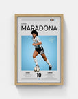 Plakat - Diego Maradona grafisk look - admen.dk