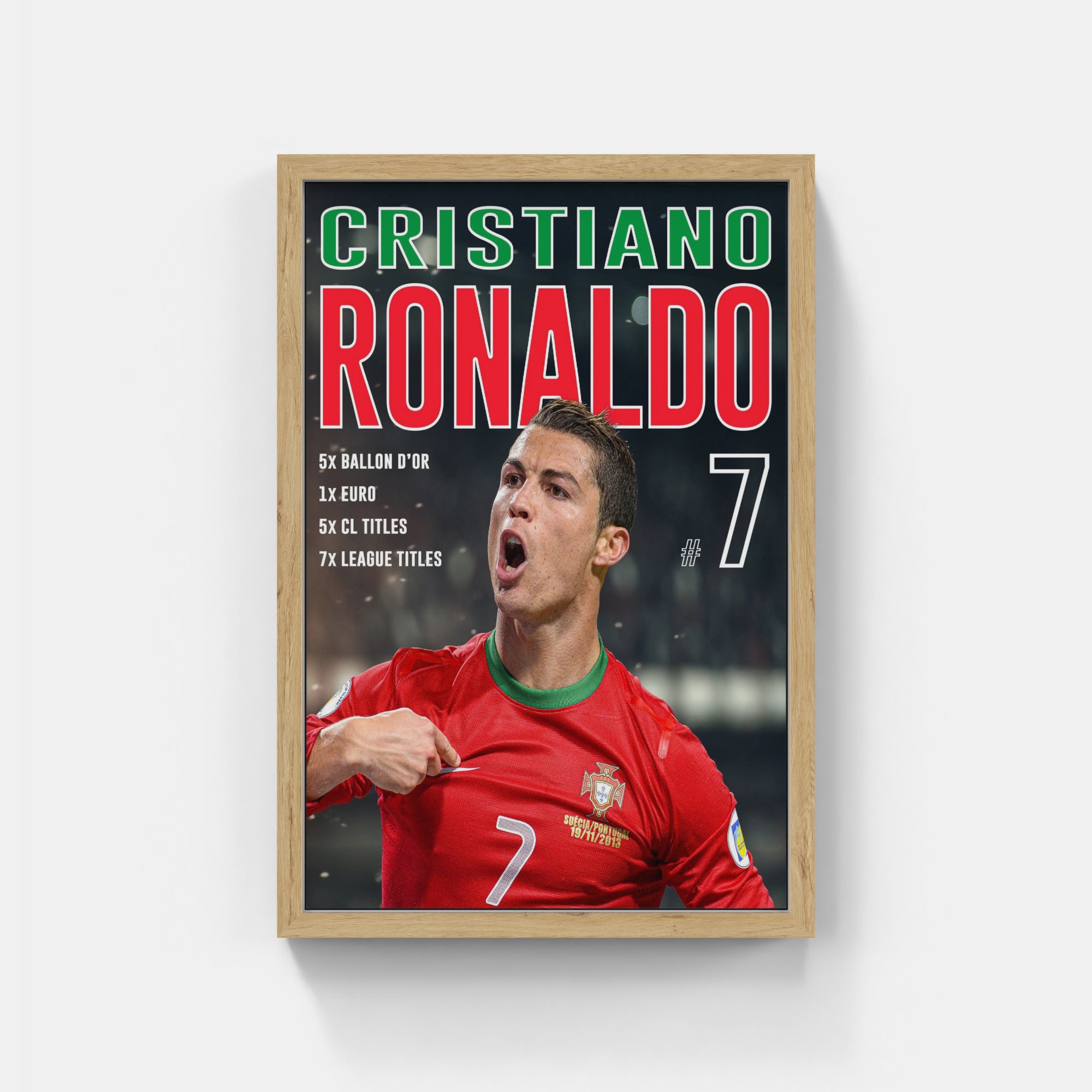 Plakat - Cristiano Ronaldo style - admen.dk