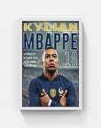 Plakat - Kylian Mbappe style - admen.dk