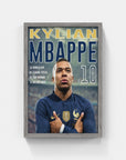 Plakat - Kylian Mbappe style - admen.dk