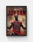 Plakat - Michael Jordan i jubel - admen.dk