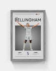 Plakat - Jude Bellingham Real Madrid look - admen.dk