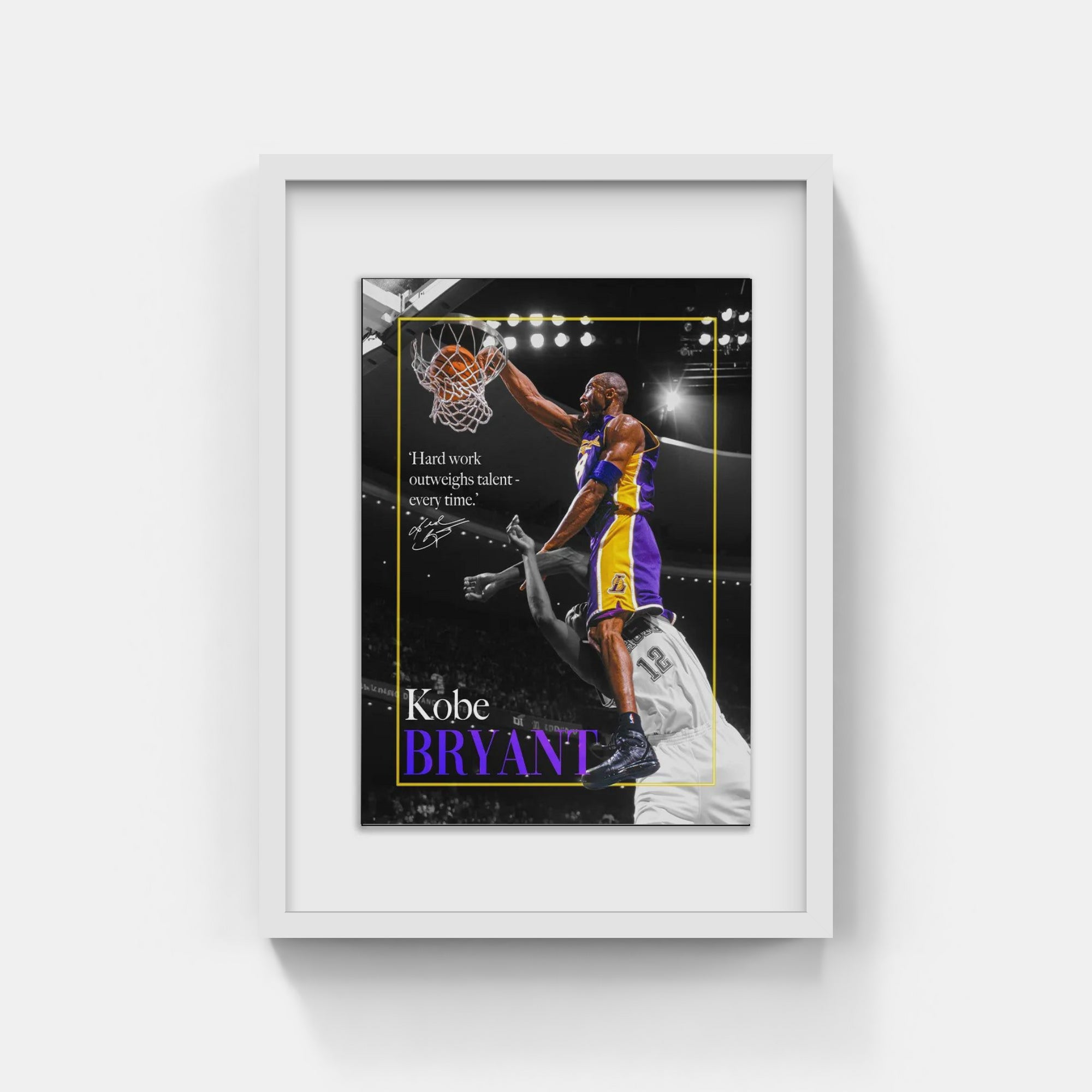 Plakat - Kobe Bryant i aktion - admen.dk