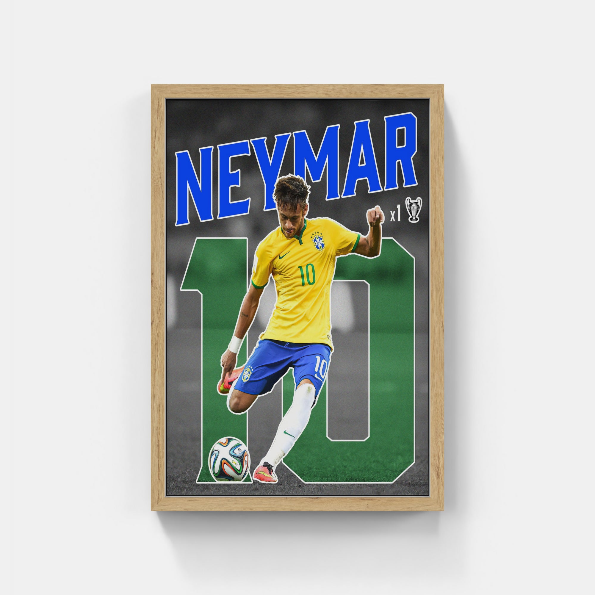 Plakat - Neymar Jr. sparkeklar - admen.dk