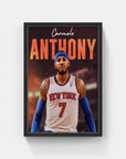 Plakat - Carmelo Anthony i aktion - admen.dk