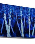 Canvas - Birch Trees BLUE