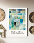 Canvas - Paul Klee, First house in a settlement kunst - admen.dk