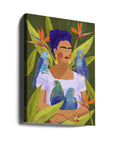 Canvas - Frida and birds