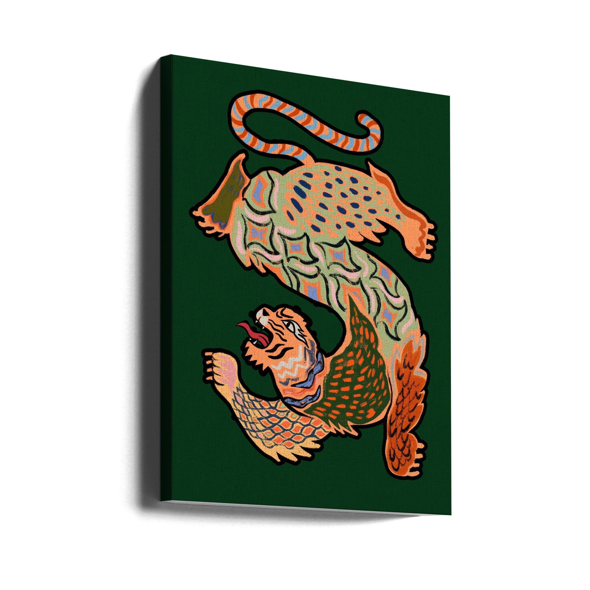 Canvas - Asian Tiger Green