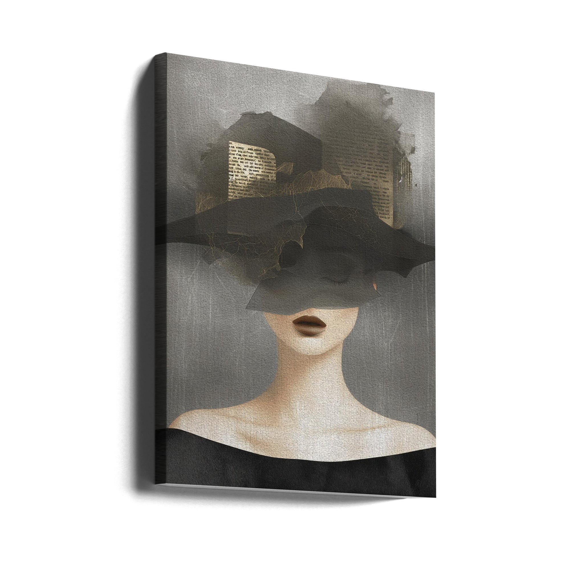 Canvas - Lady In Hat No 2