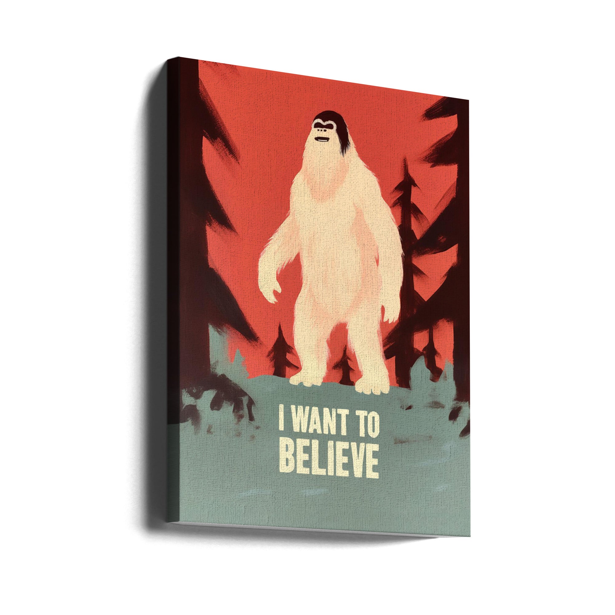 Canvas - I Want To Believe - Bigfoot