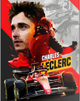 Plakat - Charles Leclerc style - admen.dk